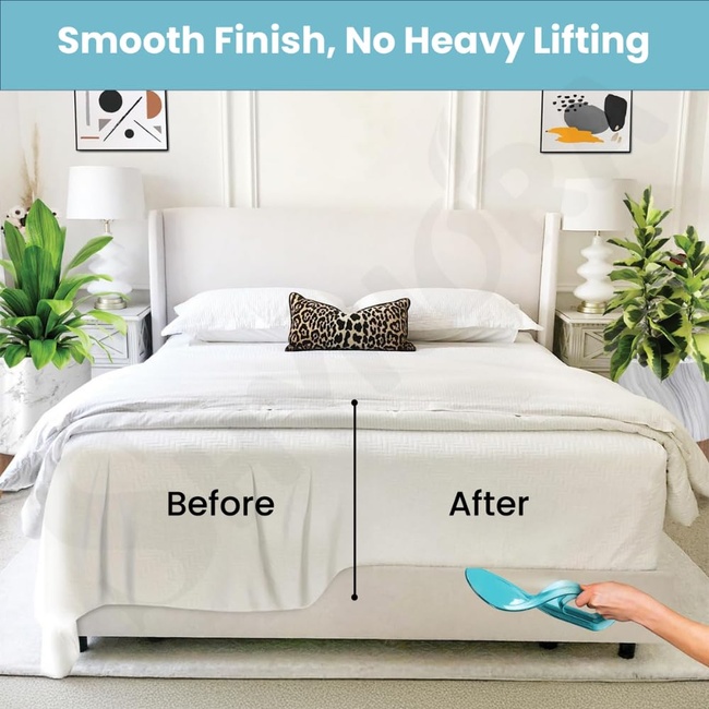 LEO Mattress Lifter and Tucker Tool for Bedsheet Arrange | Mattress Lifter Stand Helps Lift and Hold Mattress Wedge Elevator | Bed Making Tool Can Tuck Sheets Easyly (Sky-Blue Colour) 